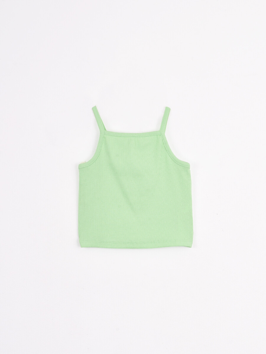 MUSCULOSA TERESA - VERDE CLARO 