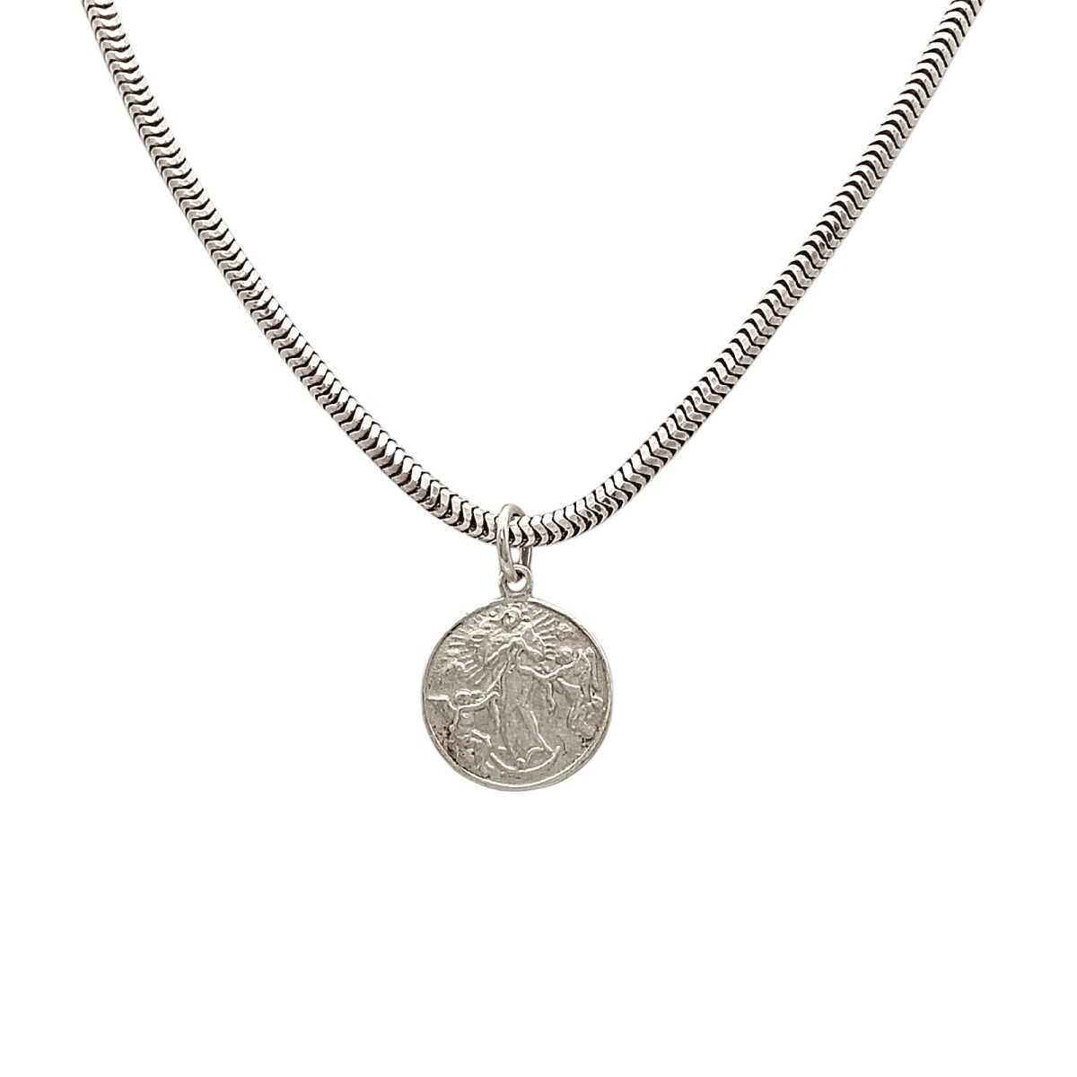 Dije Virgen María desatanudos-Plata 925-Sin Piedra-CP3078 - sinpiedra 