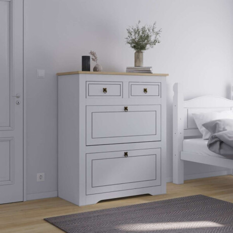 Comoda Zapatera Madera Maciza Linea Mexicana Linea Mexicana