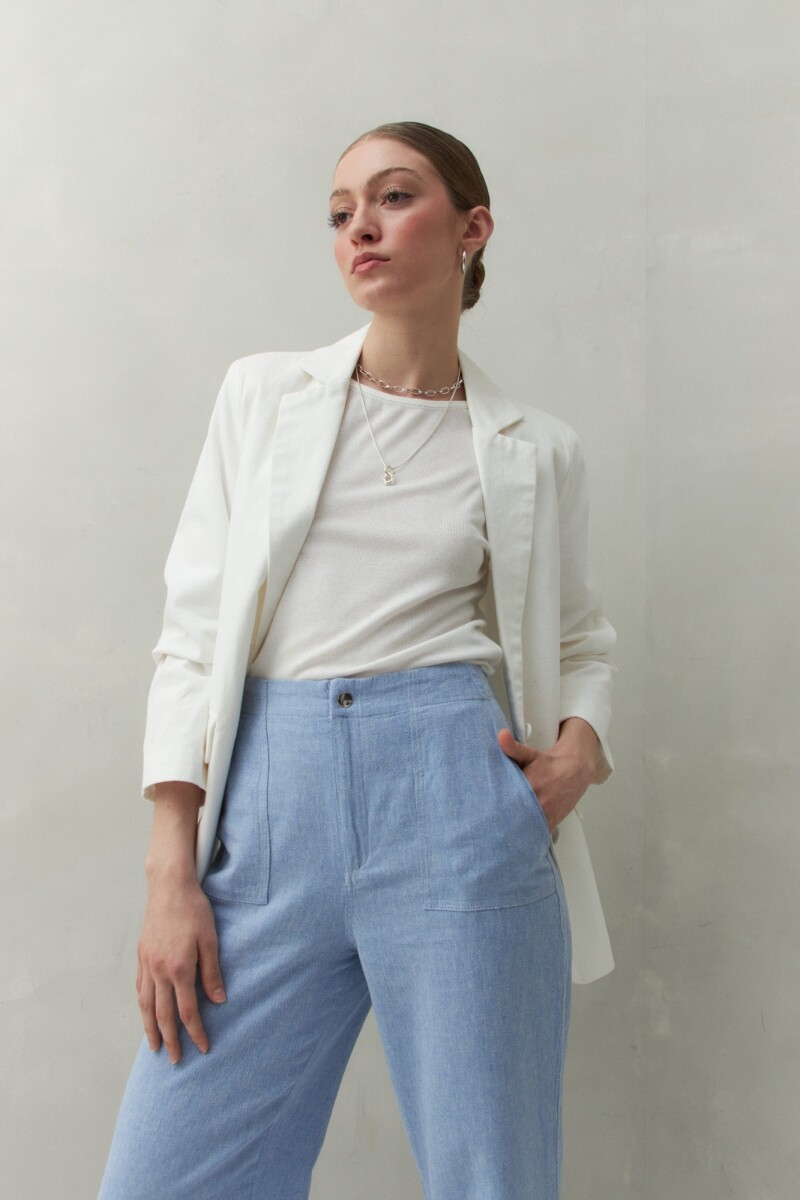 PANTALÓN TINO Azul Melange