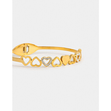 Pulsera De Acero Quirúrugico Dorado