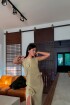 Rosette Dress Dorado