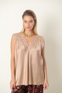 BLUSA AMMOLITA Camel