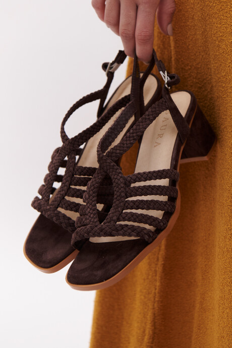 Sandalia Mei Chocolate