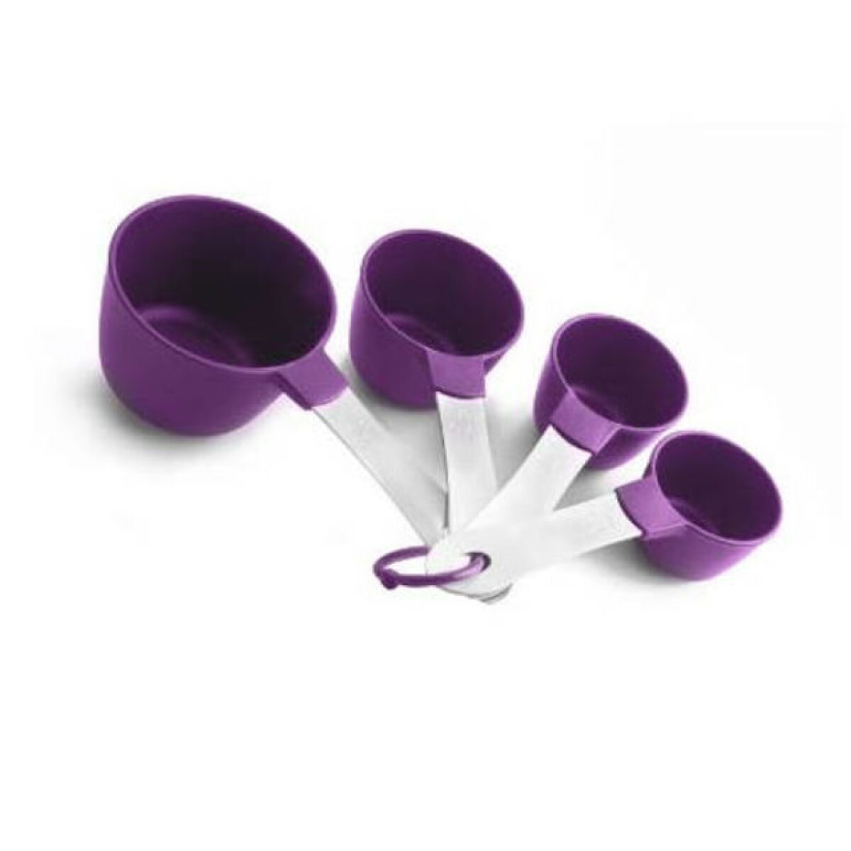 Juego 4 tazas medidoras nylon+inox 