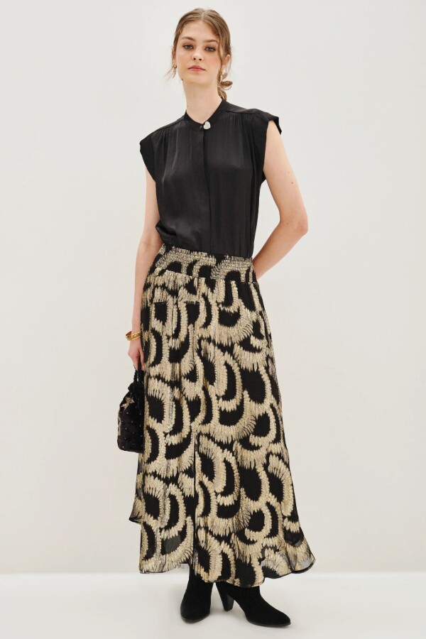 Falda Irun New Geo Negro