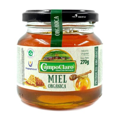 Miel orgánica 270gr Campo Claro Miel Organica Campo Claro