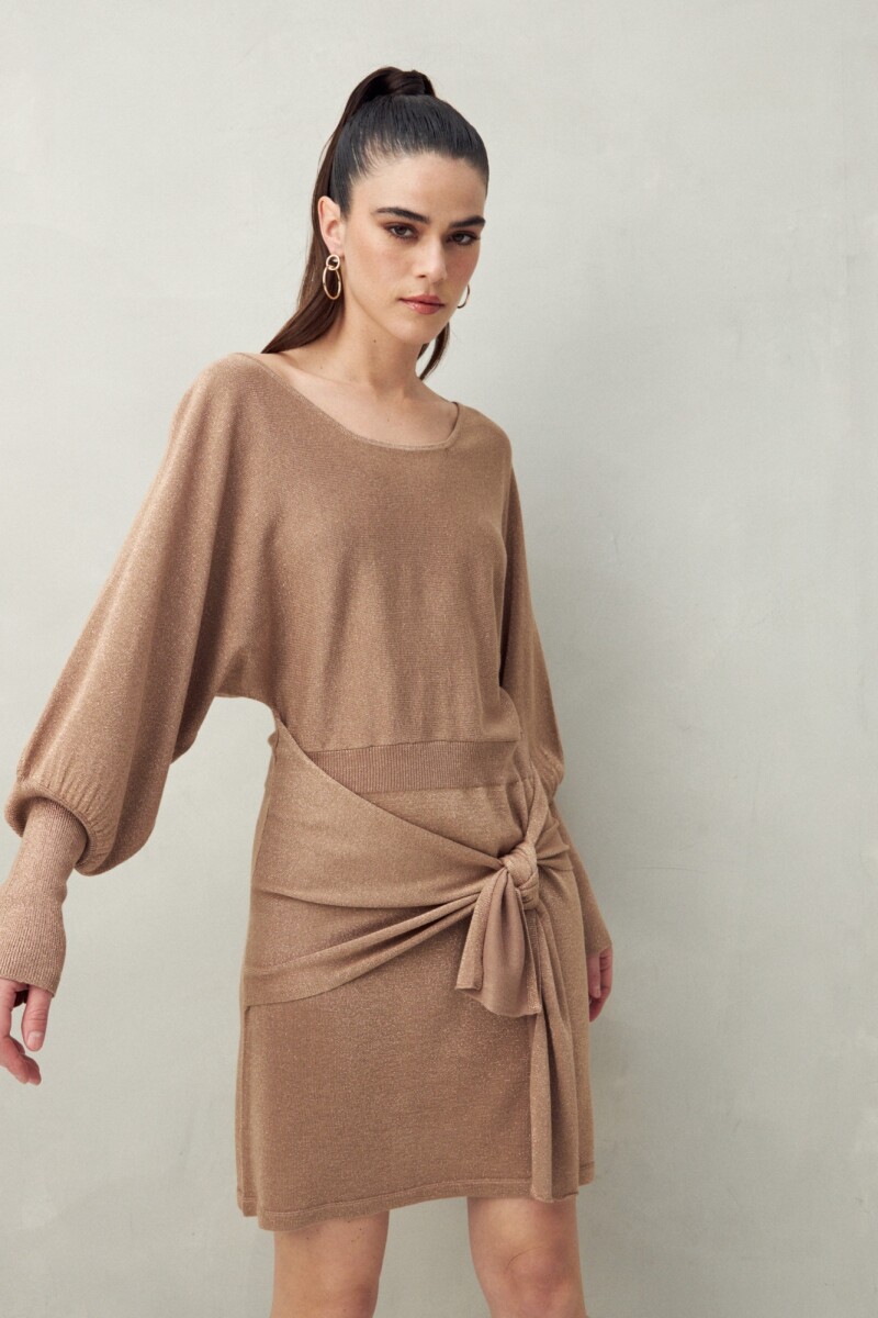 VESTIDO MAX Tostado