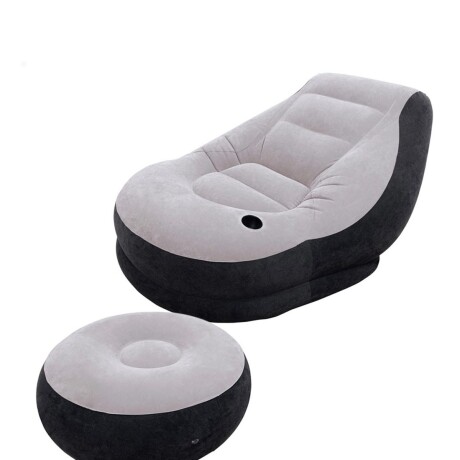 INTEX SILLÓN INFLABLE 99 X 130 X 76 CM CON POSAVASOS + APOYAPIES 64 X 28 CM Intex Sillón Inflable 99 X 130 X 76 Cm Con Posavasos + Apoyapies 64 X 28 Cm
