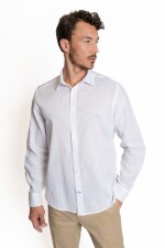 Camisa Lino-Cotton Guarnieri BLANCO