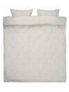 Juego de funda nórdica STINNE Seersucker KING blanco/latte Juego de funda nórdica STINNE Seersucker KING blanco/latte