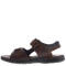 Sandalias de Hombre Freeway Casual c/Velcro Marrón