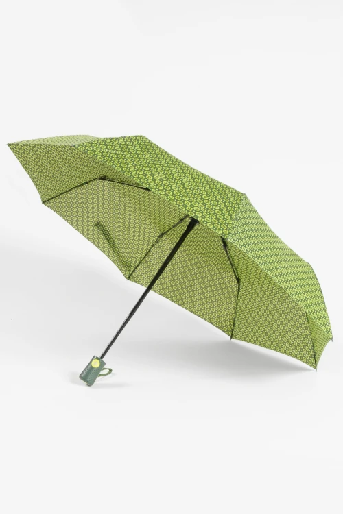 Paraguas automático flor verde