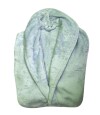 Bata de Cama Microfibra Home Class Talle P al XG Verde Agua