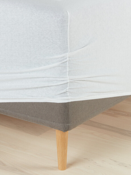 Sábana bajera ajust jersey JENNY 140/150x200x35 blanco Sábana bajera ajust jersey JENNY 140/150x200x35 blanco