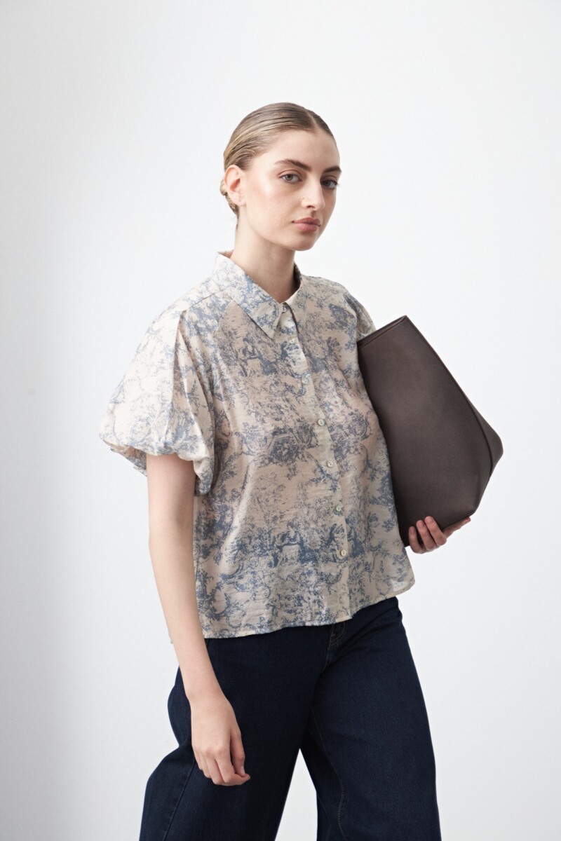 CAMISA AGGIE Azul Claro