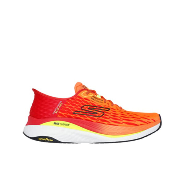 Championes Skechers Slip-Ins Max Cushioning Propulsion Naranja