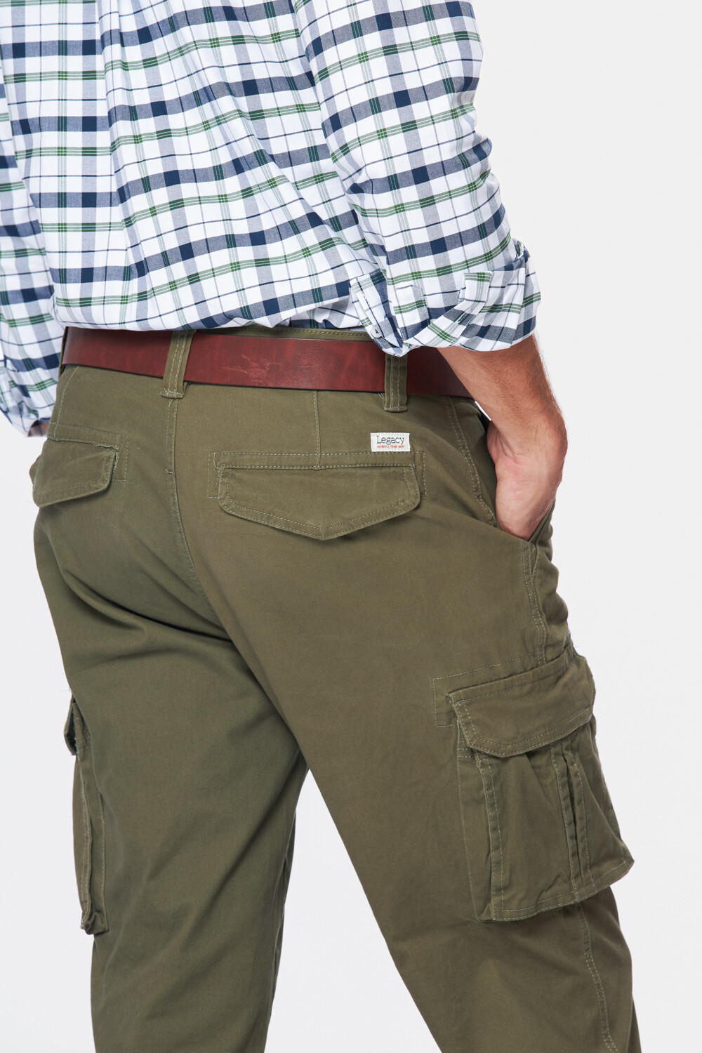 PANTALON CARGO Verde