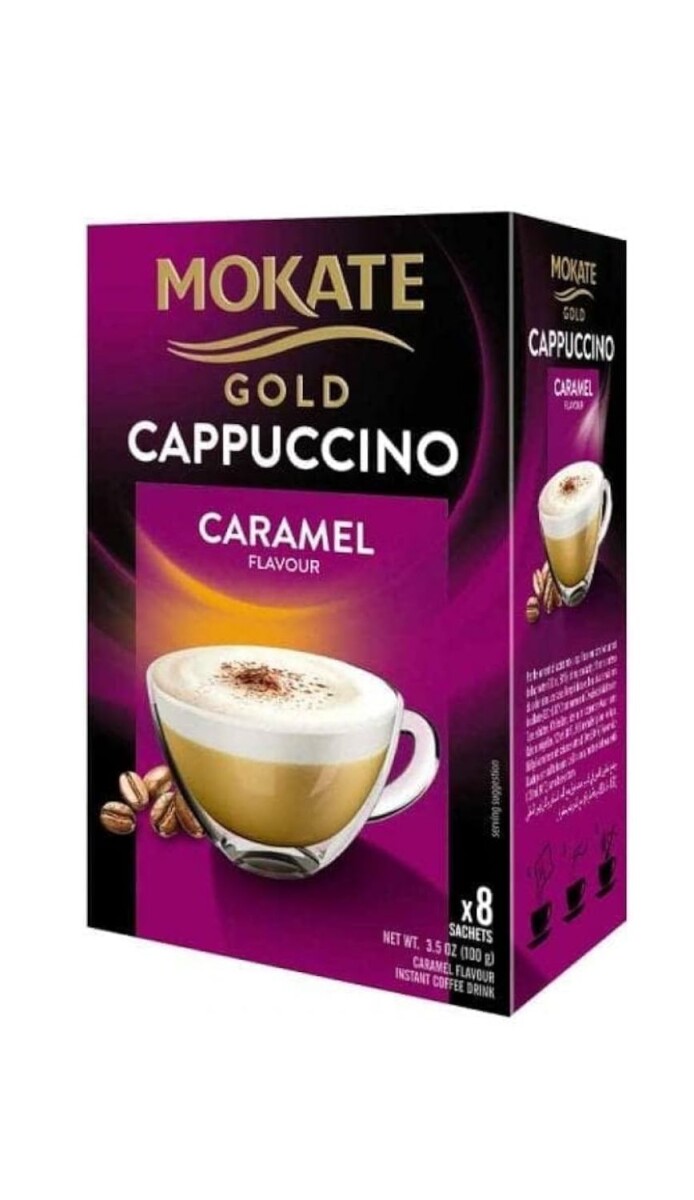 CAPUCHINO MOKATE X8. CARAMEL 
