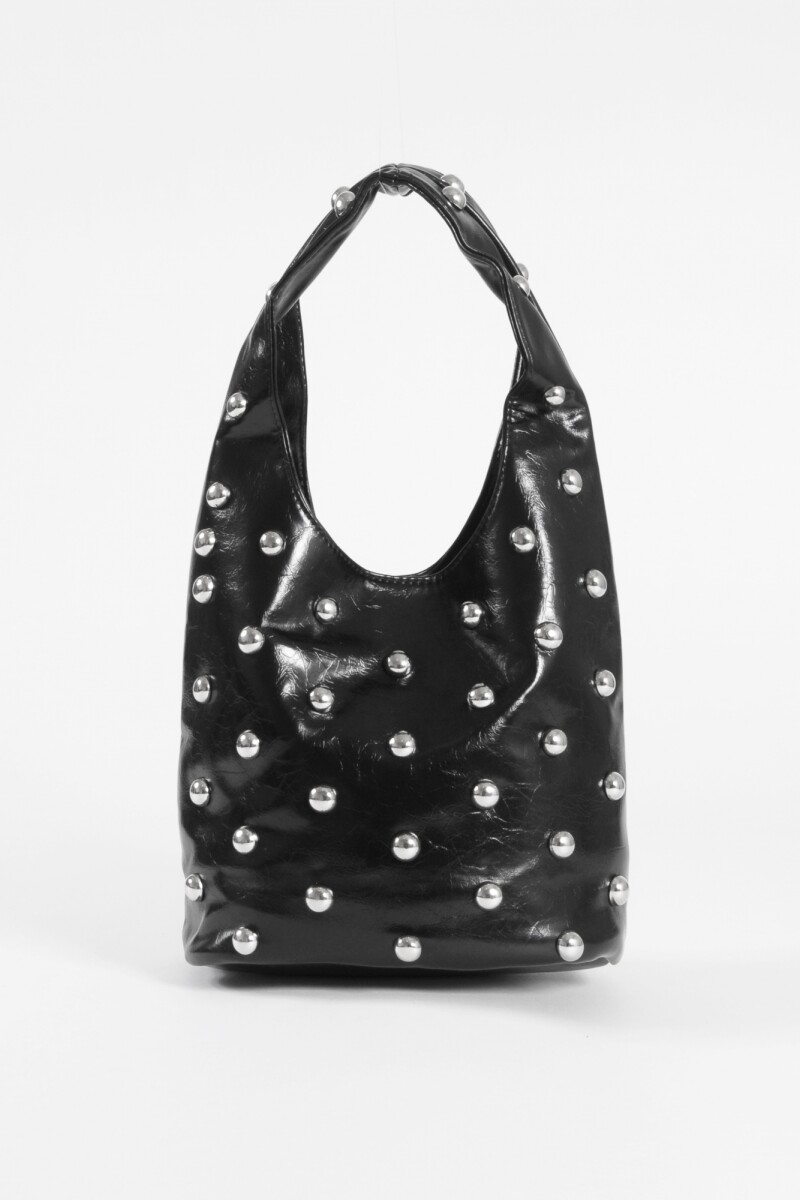 Cartera de hombro tachas negro