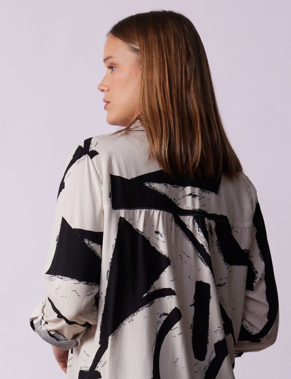 Camisola Print MULTI/NEGRO