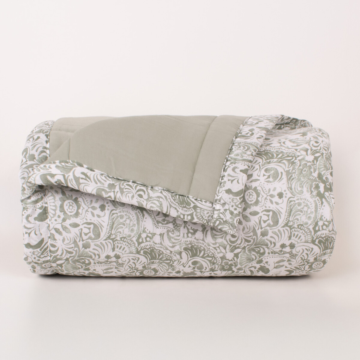 Edredón Colección Valdivia Paisley Verde - Twin 