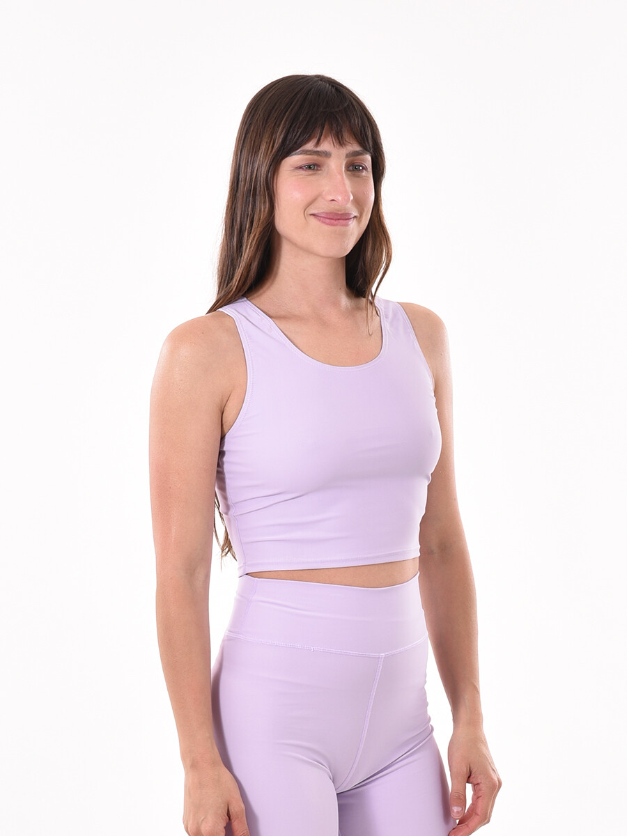 TOP EDERLE PLAIN - LILA 