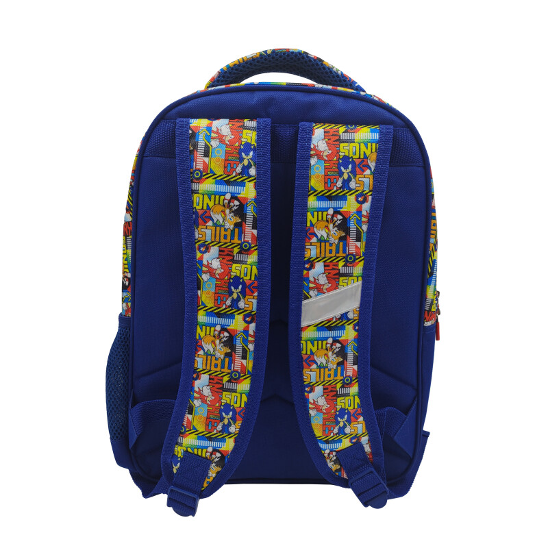 Mochila Infantil Sonic Azul - Rojo