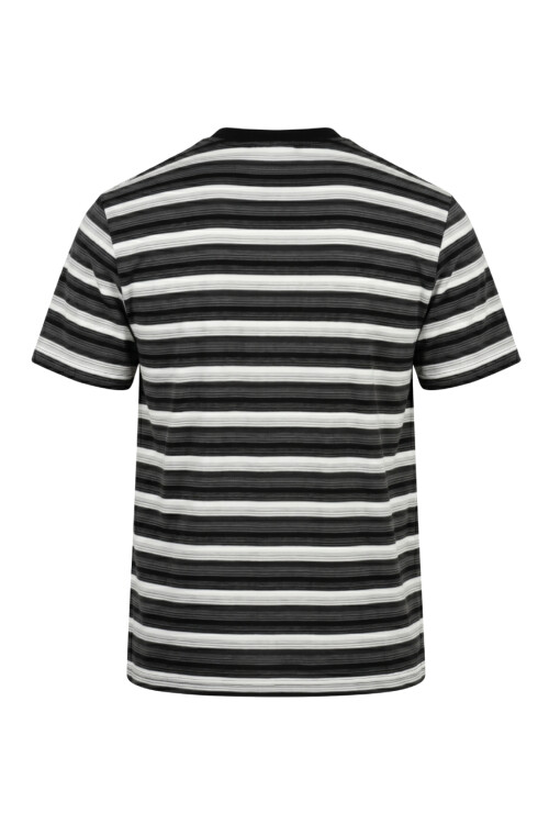 Remera O'Neill Brush Stripe Negro