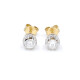 Caravanas Antiguas En Oro 18K Y Brillantes Caravanas Antiguas En Oro 18K Y Brillantes