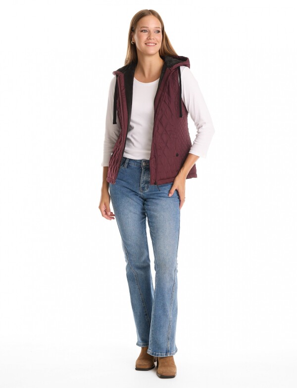 Chaleco Abrigo Capit BORDEAUX