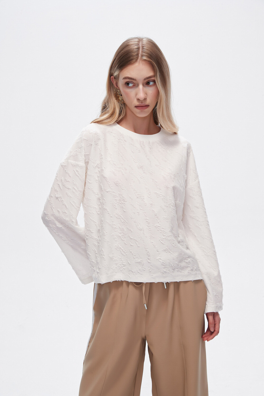 Remera Rolia Marfil / Off White