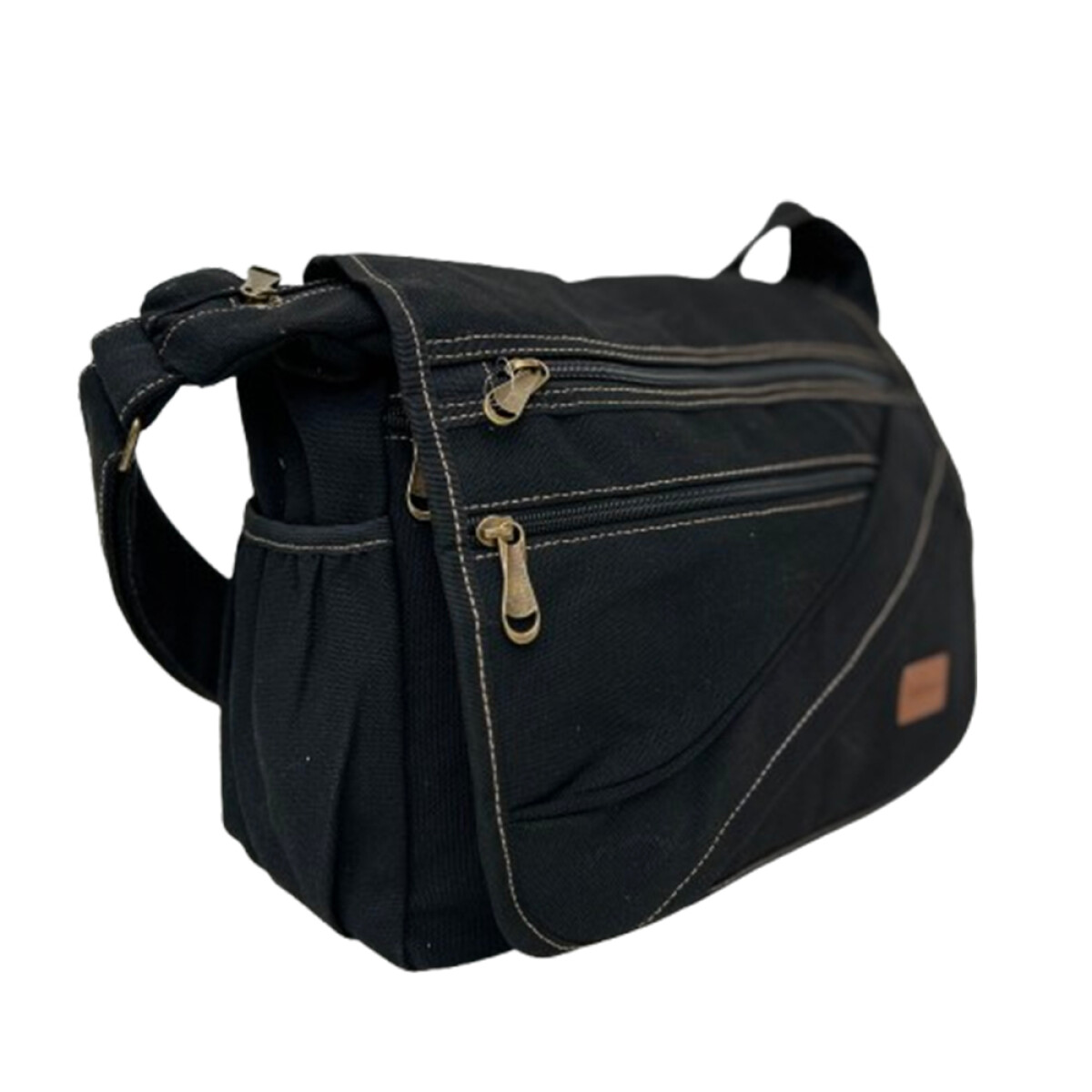 Bandolera Safari Tom - Negro 