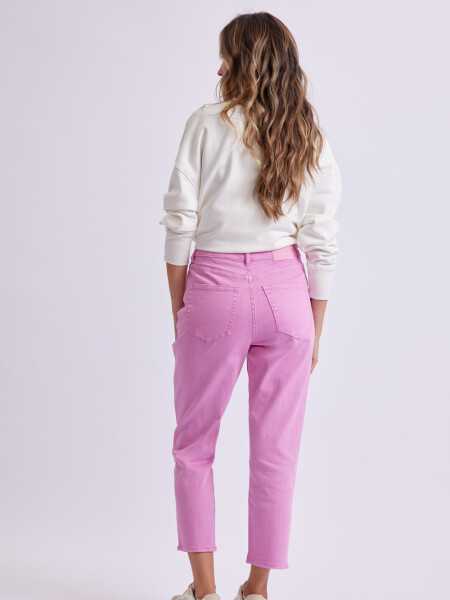 Pantalón Mom Fit Rosa