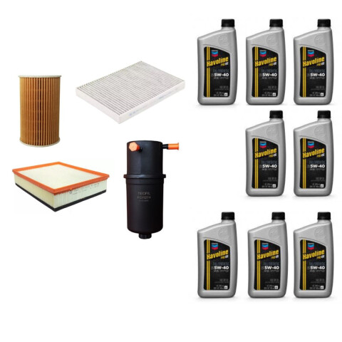 KIT DE FILTROS Y ACEITE 5W40 TEXACO (TDI) Kit De Filtros Y Aceite 5w40 Texaco (tdi)
