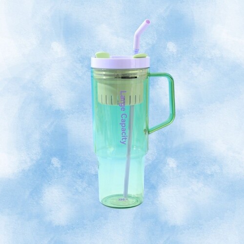 Thermo Plástico Extra Grande 1200ml - Verde Thermo Plástico Extra Grande 1200ml - Verde