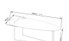 Mesa de centro side Organic Large - Linea Manhattan Mesa de centro side Organic Large - Linea Manhattan