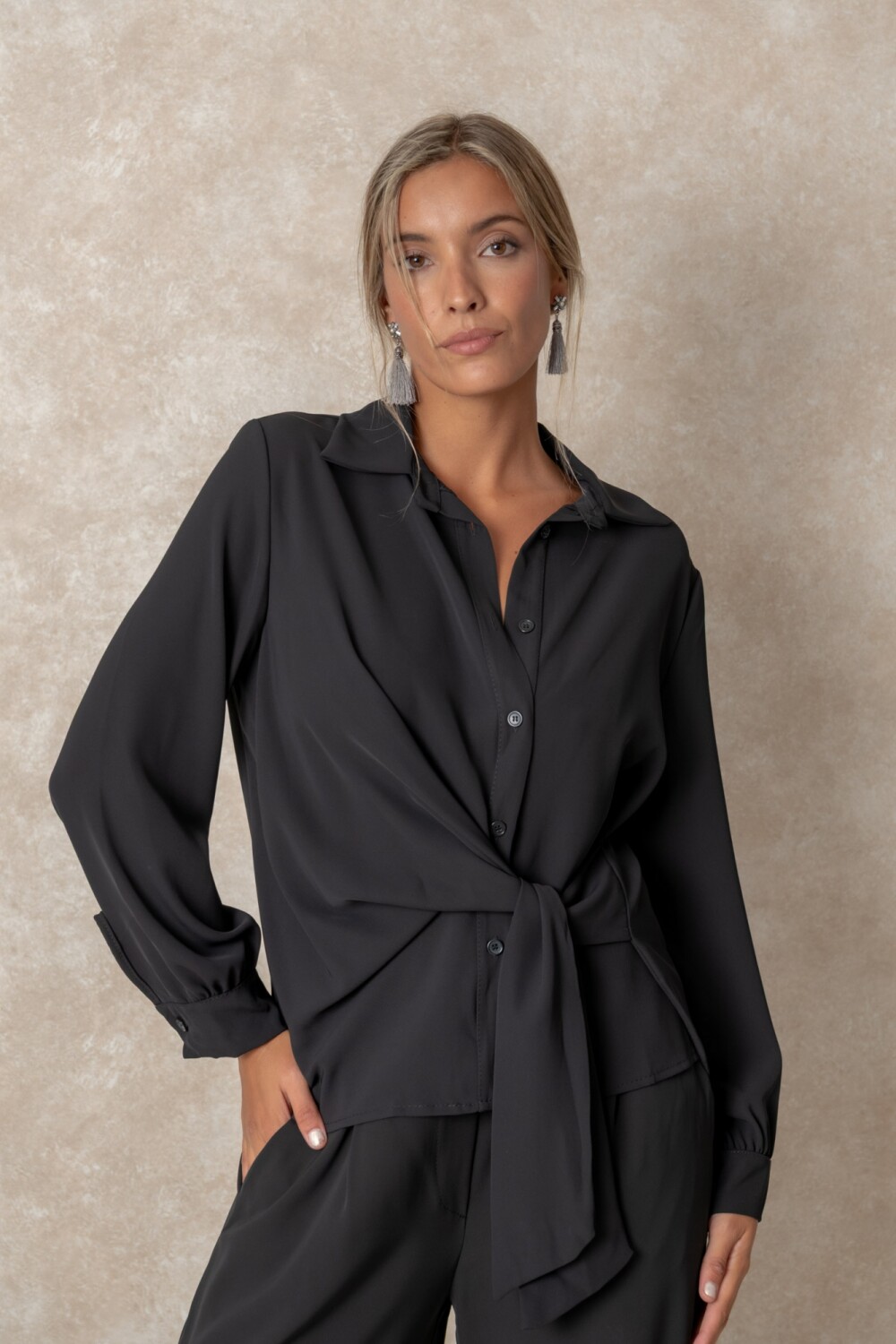 CAMISA IRAIDA Negro