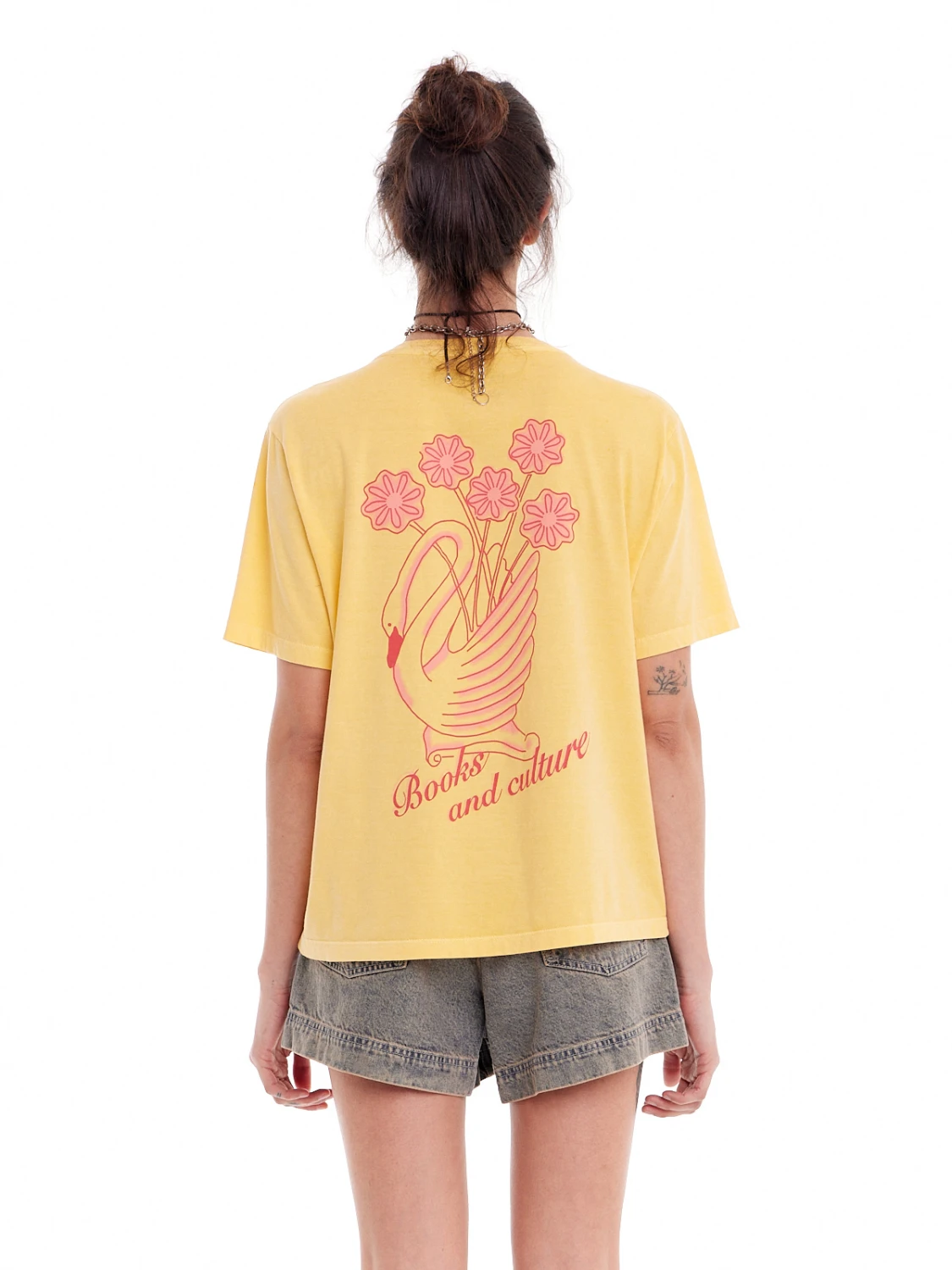 T-shirt Swan amarillo m