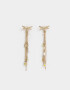 Aros Colgantes Largos Flores Aros Colgantes Largos Flores - Dorado