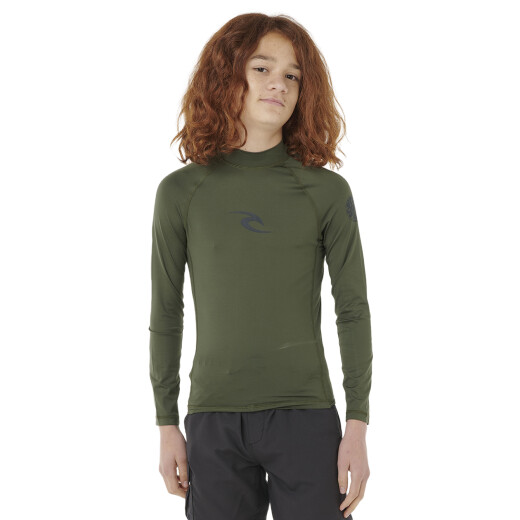 Lycra Rip Curl Waves Upf Niño - Verde Lycra Rip Curl Waves Upf Niño - Verde