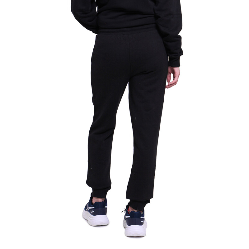 Austral Pantalón C/puño Mujer Negro Con Felpa Negro