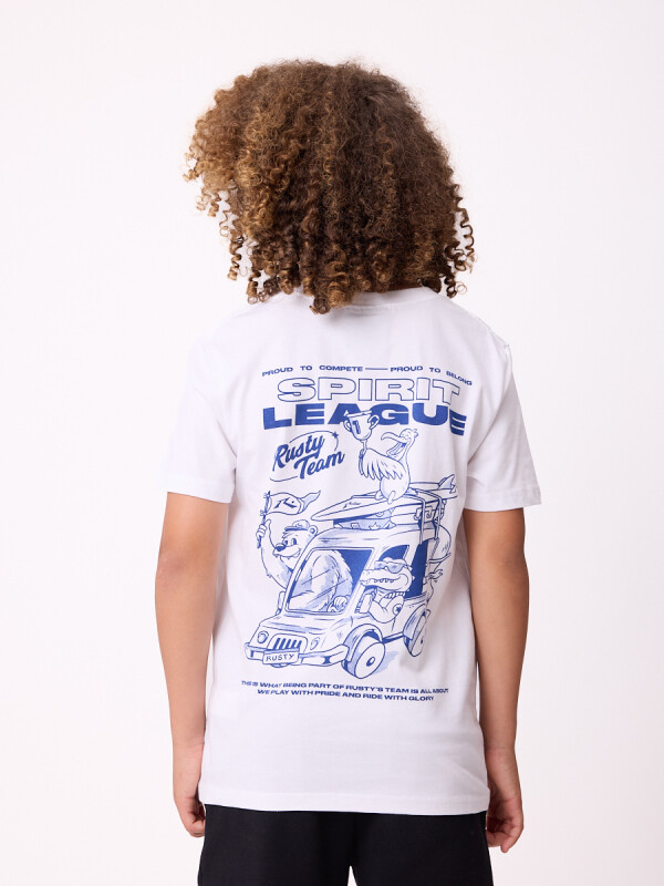 T-SHIRT YEOVAL TEEN RUSTY Blanco