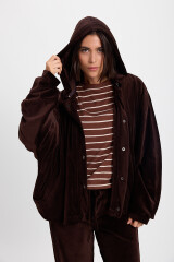 Campera Hoodie Chocolate