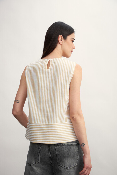 Blusa Mar Beige