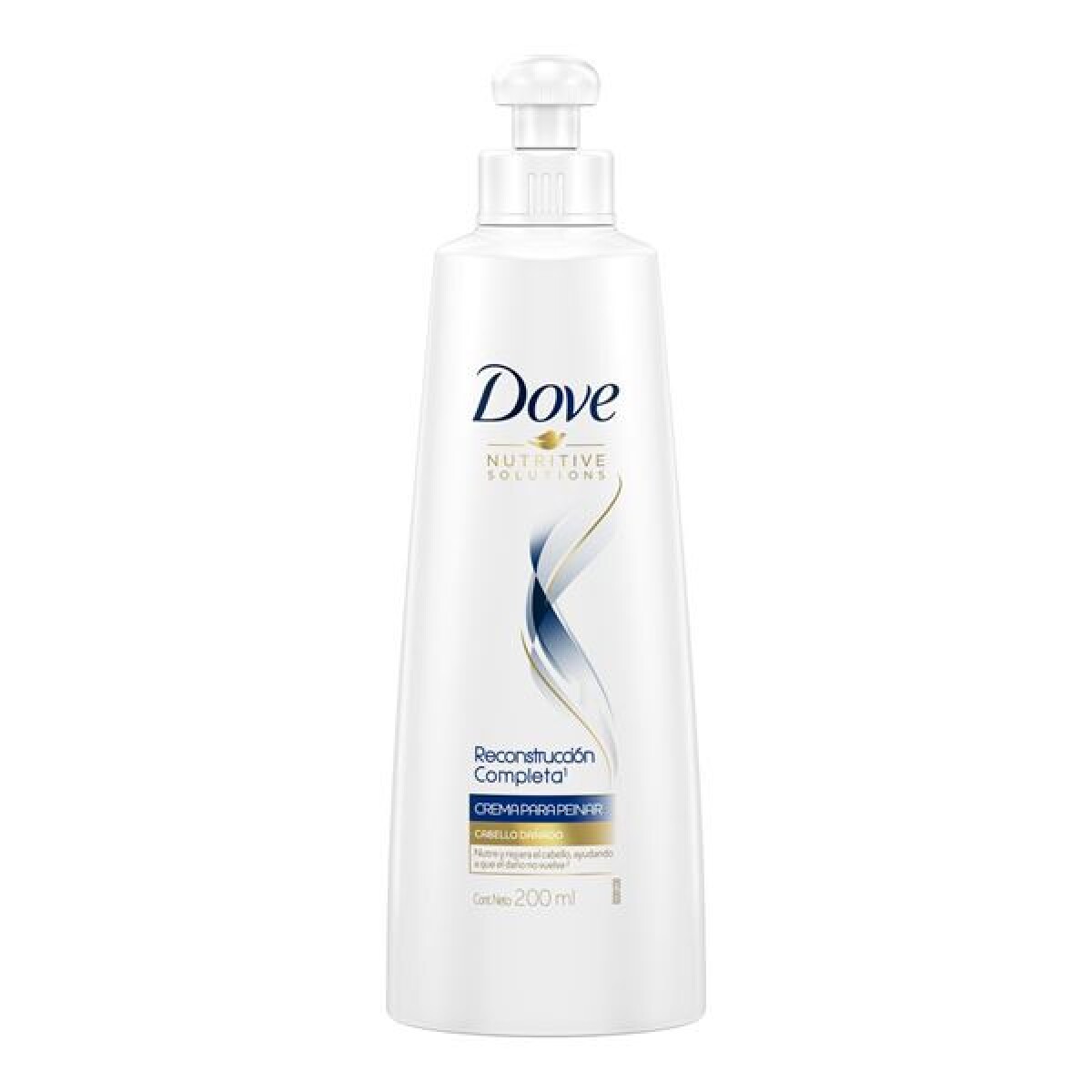 Crema para Peinar Dove Reconstrucción Extrema 200ml – Control de Frizz