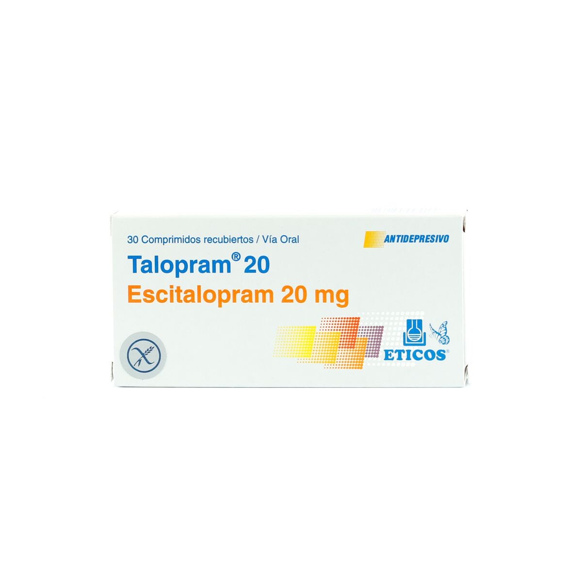 TALOPRAM 20 MG. CJ X 30 COMPRIMIDOS 