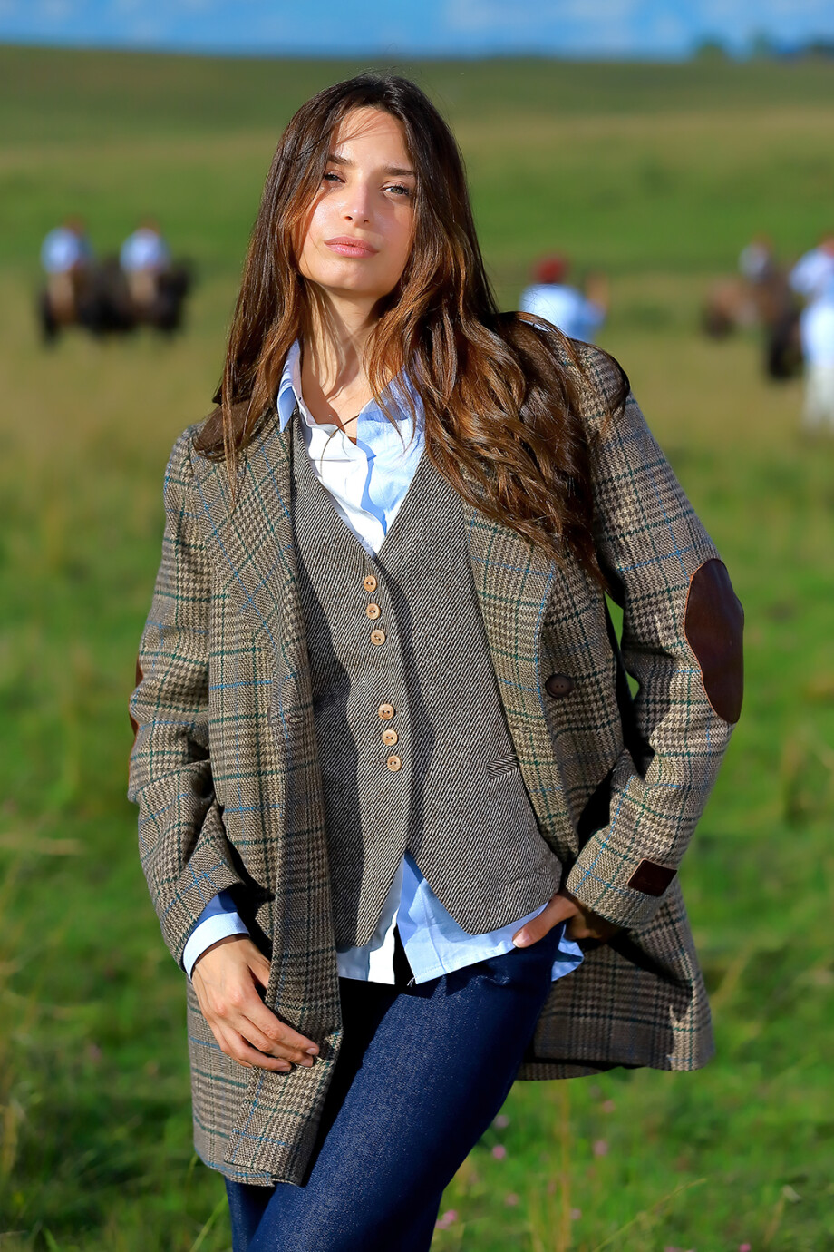 Blazer Largo Berlín Cuadros