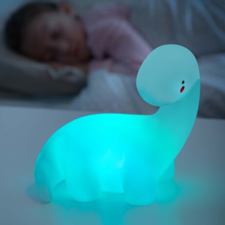 VELADOR DINOSAUR LED VINILO BLANCO