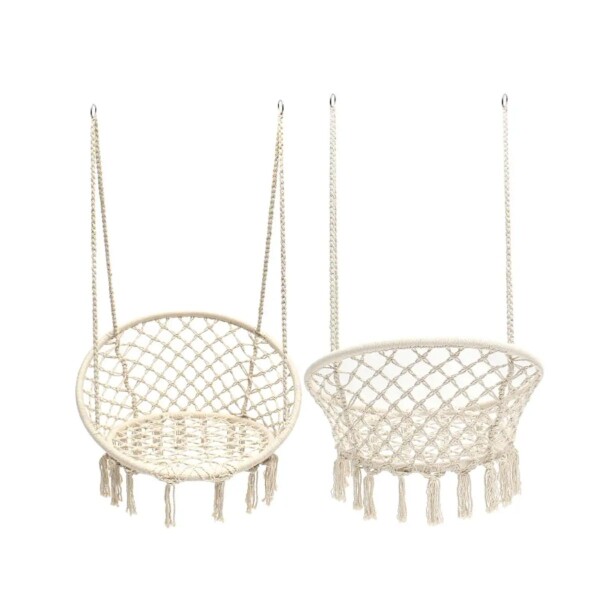 Hamaca Paraguaya Silla Colgante Redonda Interior Exterior Jardin Patio Imback Color Blanco Hamaca Paraguaya Silla Colgante Redonda Interior Exterior Jardin Patio Imback Color Blanco